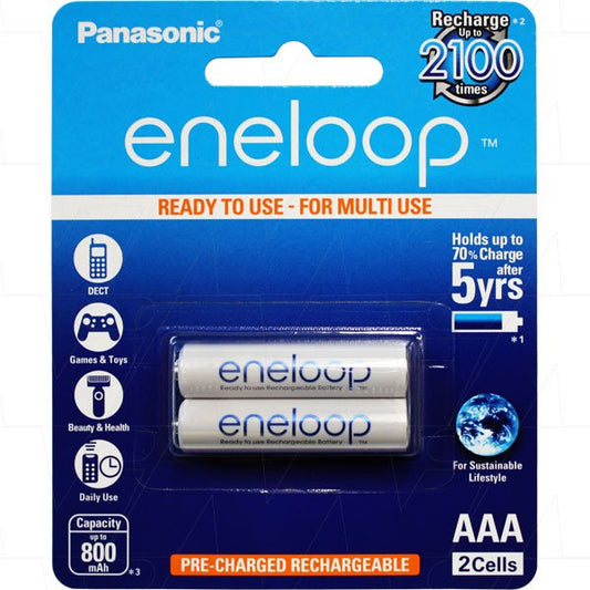 Eneloop AAA Rechargeable Battery - 2 Pack