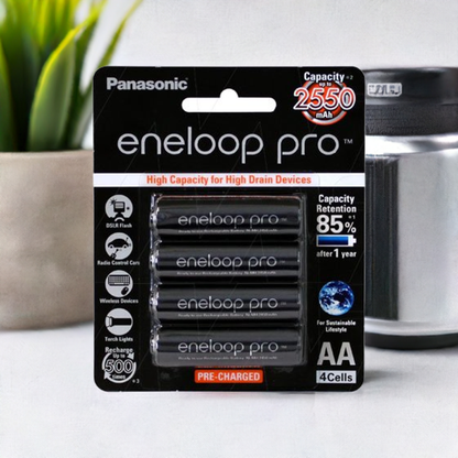 Eneloop Pro AA Rechargeable Battery - 4 Pack