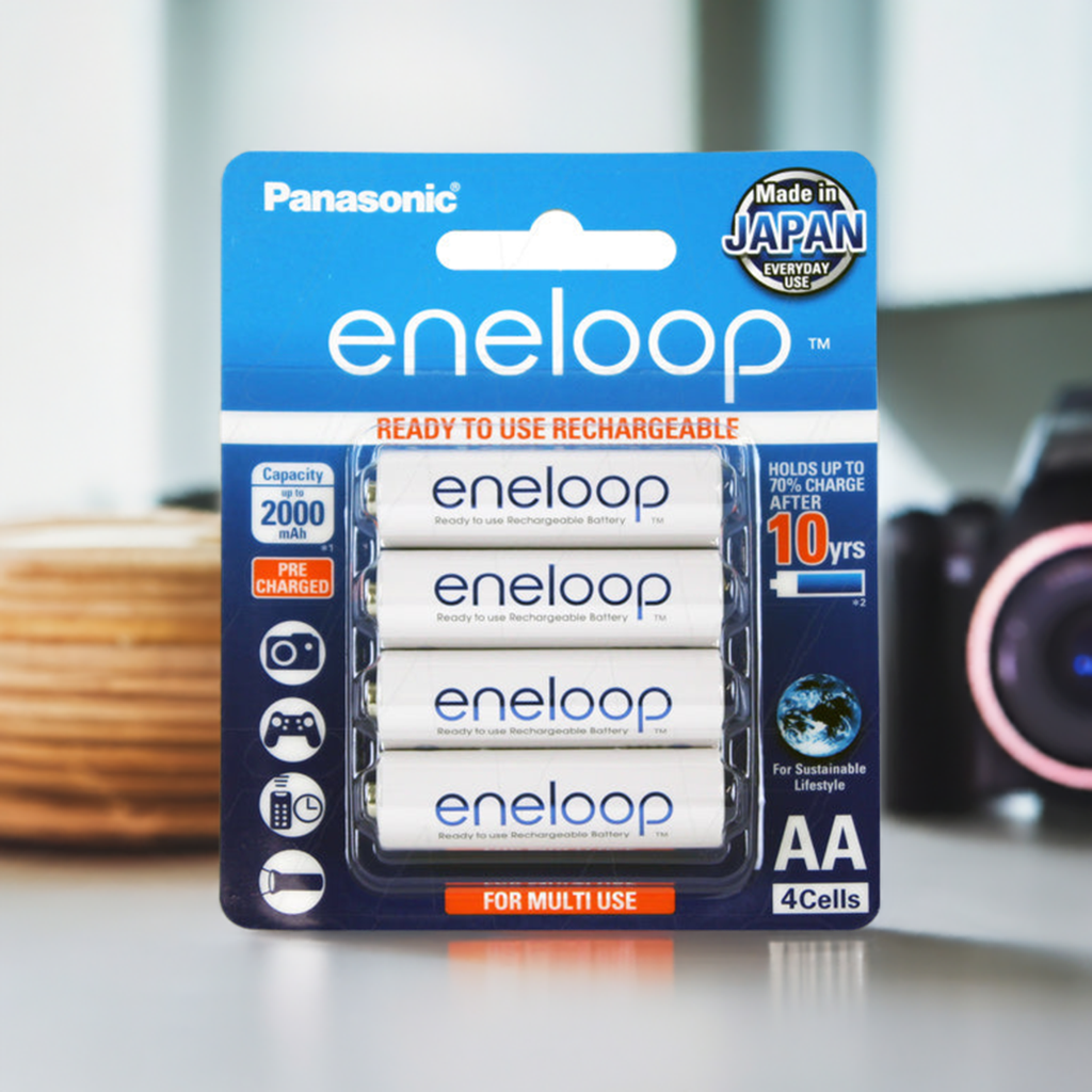 Eneloop AA Rechargeable Battery - 4 Pack