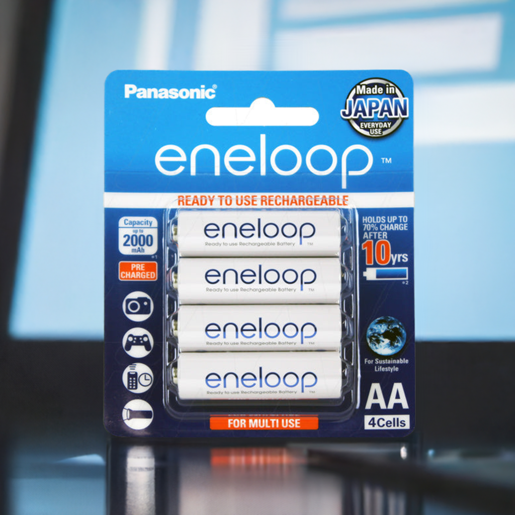 Eneloop AA Rechargeable Battery - 4 Pack